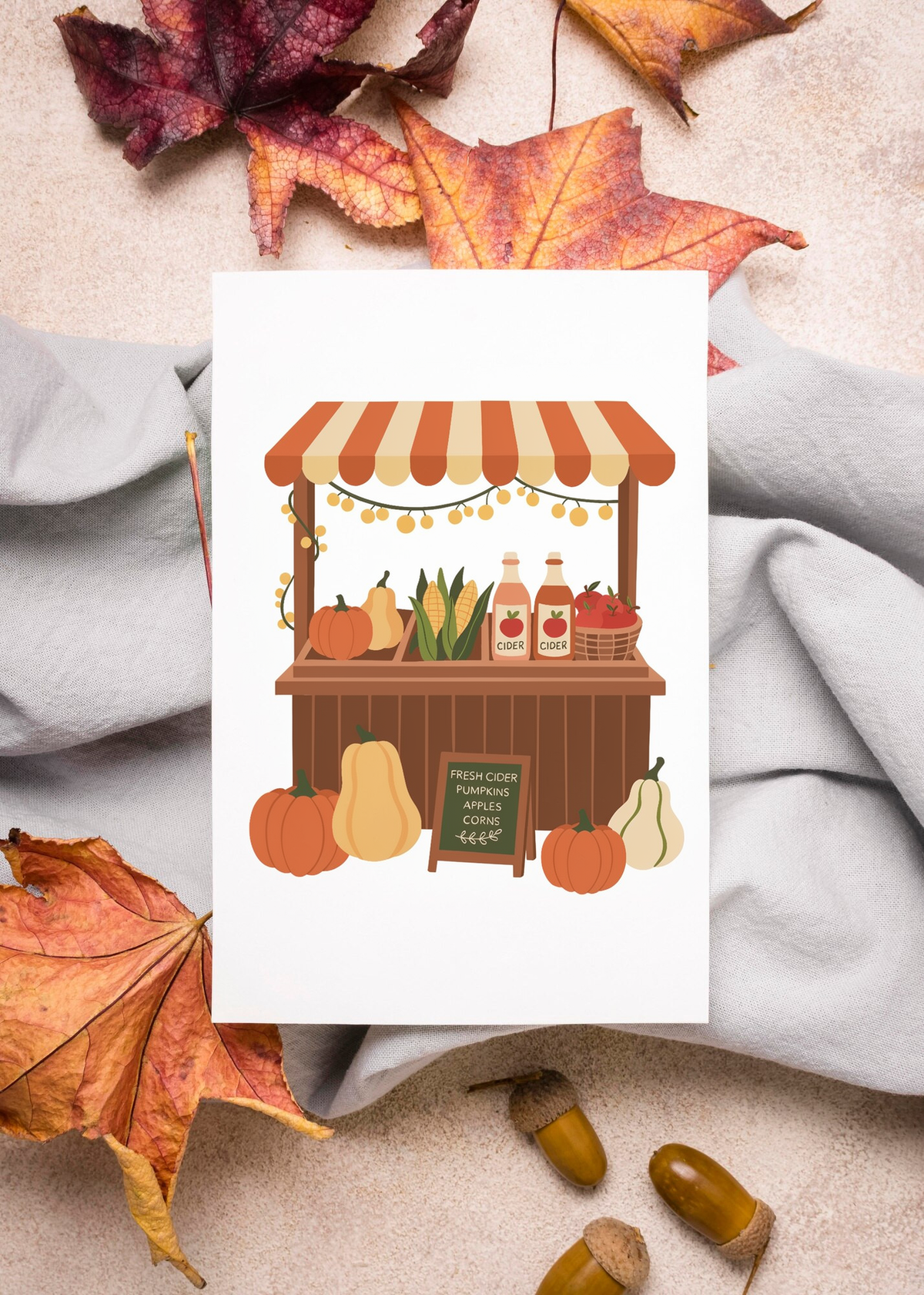 A Little Harvest- Gouache Painting Kit