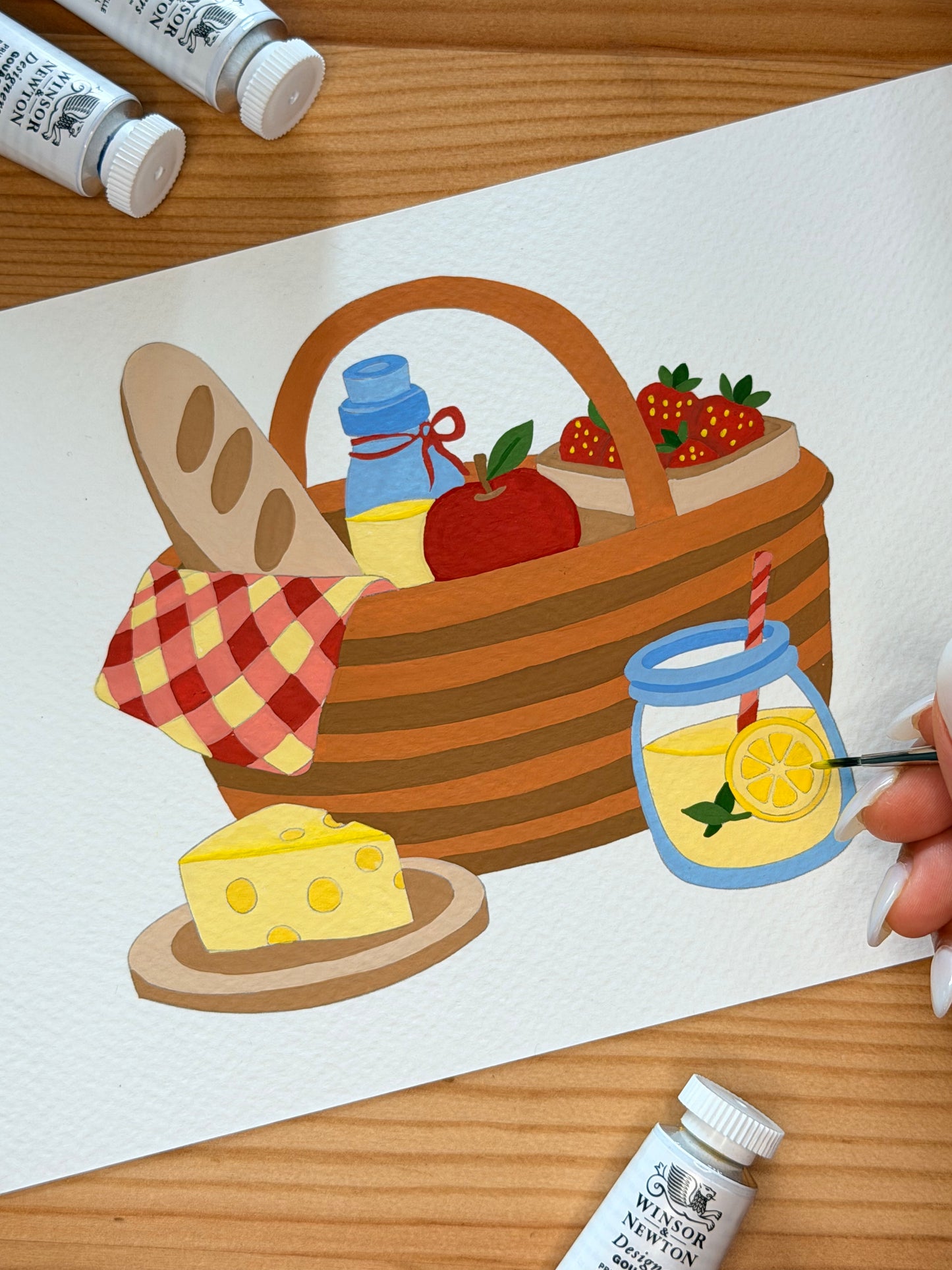 Sunday Picnic- Gouache Painting Kit