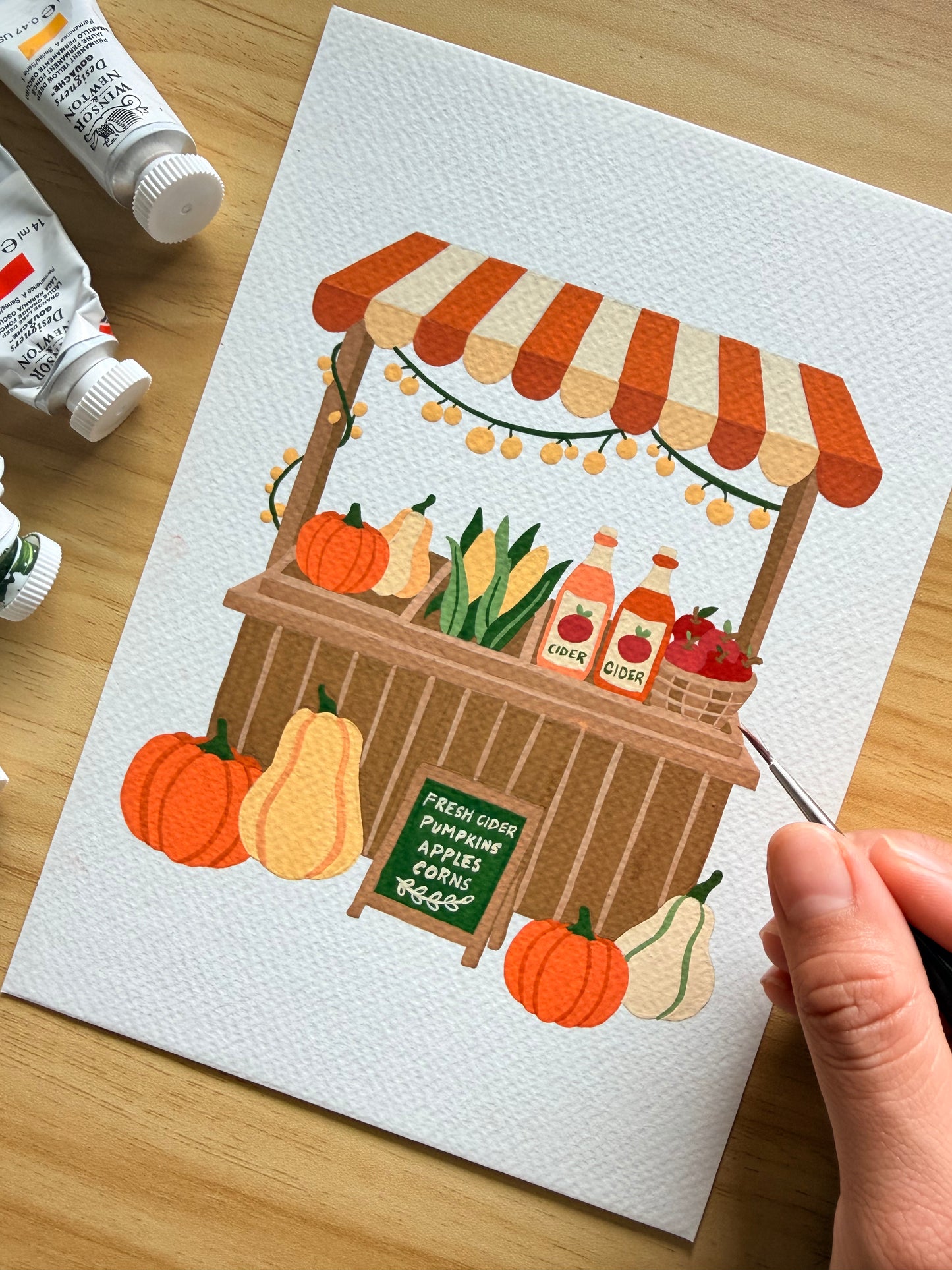 A Little Harvest- Gouache Painting Kit