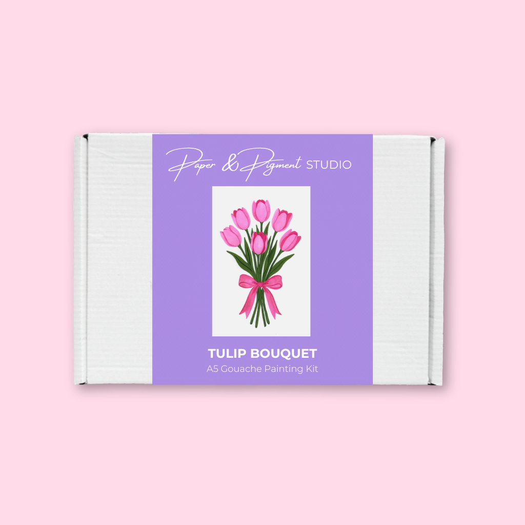Tulip Bouquet- Gouache Painting Kit