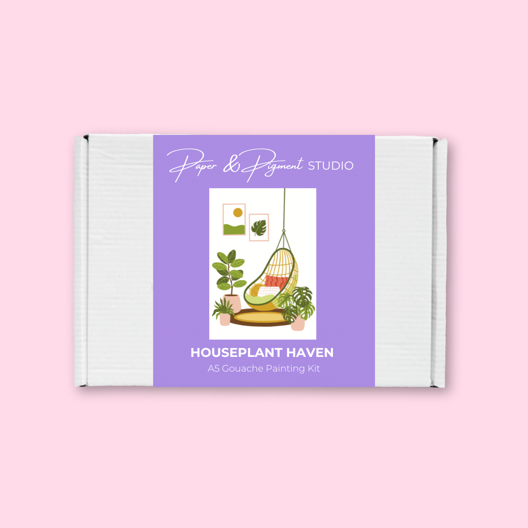 HousePlant Haven - Gouache Painting Kit