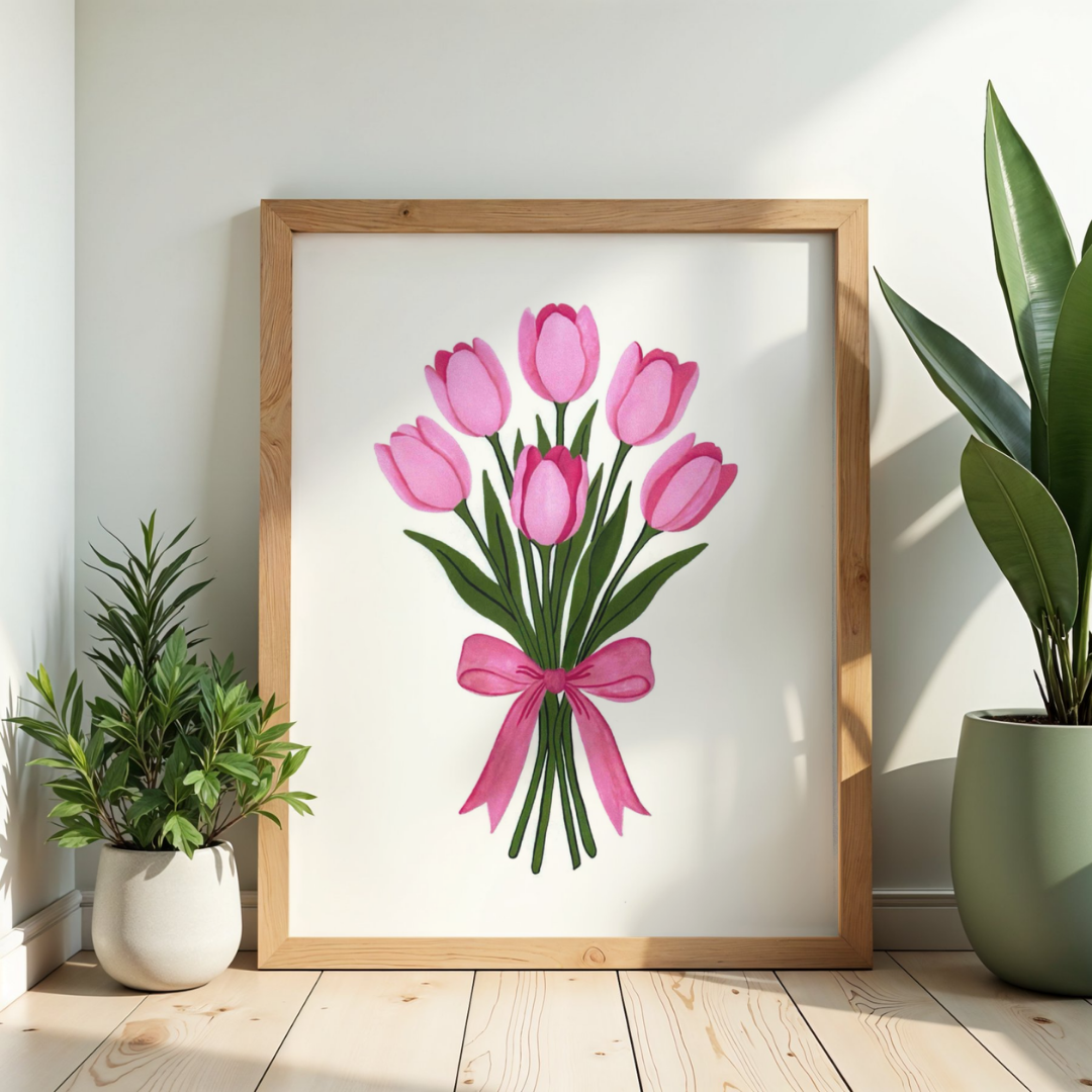 Tulip Bouquet- Gouache Painting Kit