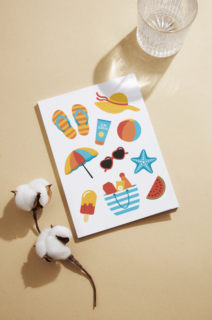 Ready for the Beach- Gouache Painting Kit