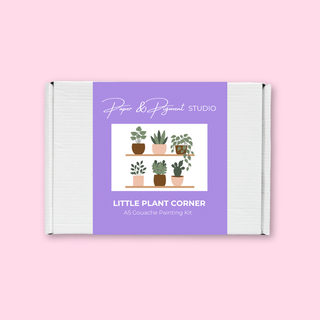 Little Plant Corner- Gouache Painting Kit