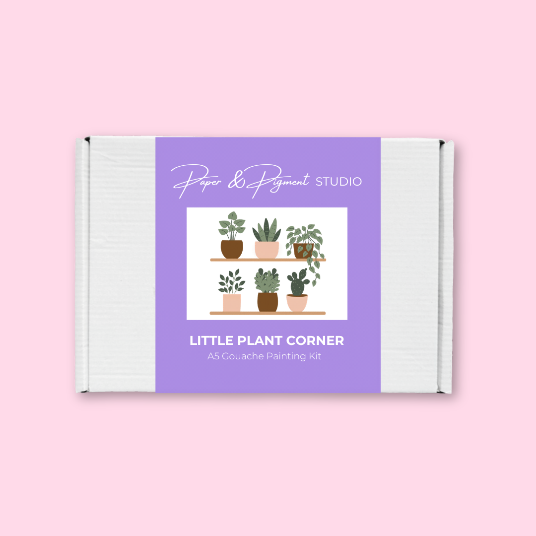 Little Plant Corner- Gouache Painting Kit