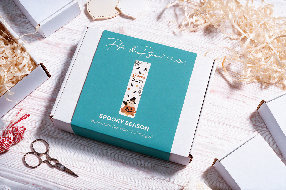 Spooky Season- Bookmark Gouache Painting Kit
