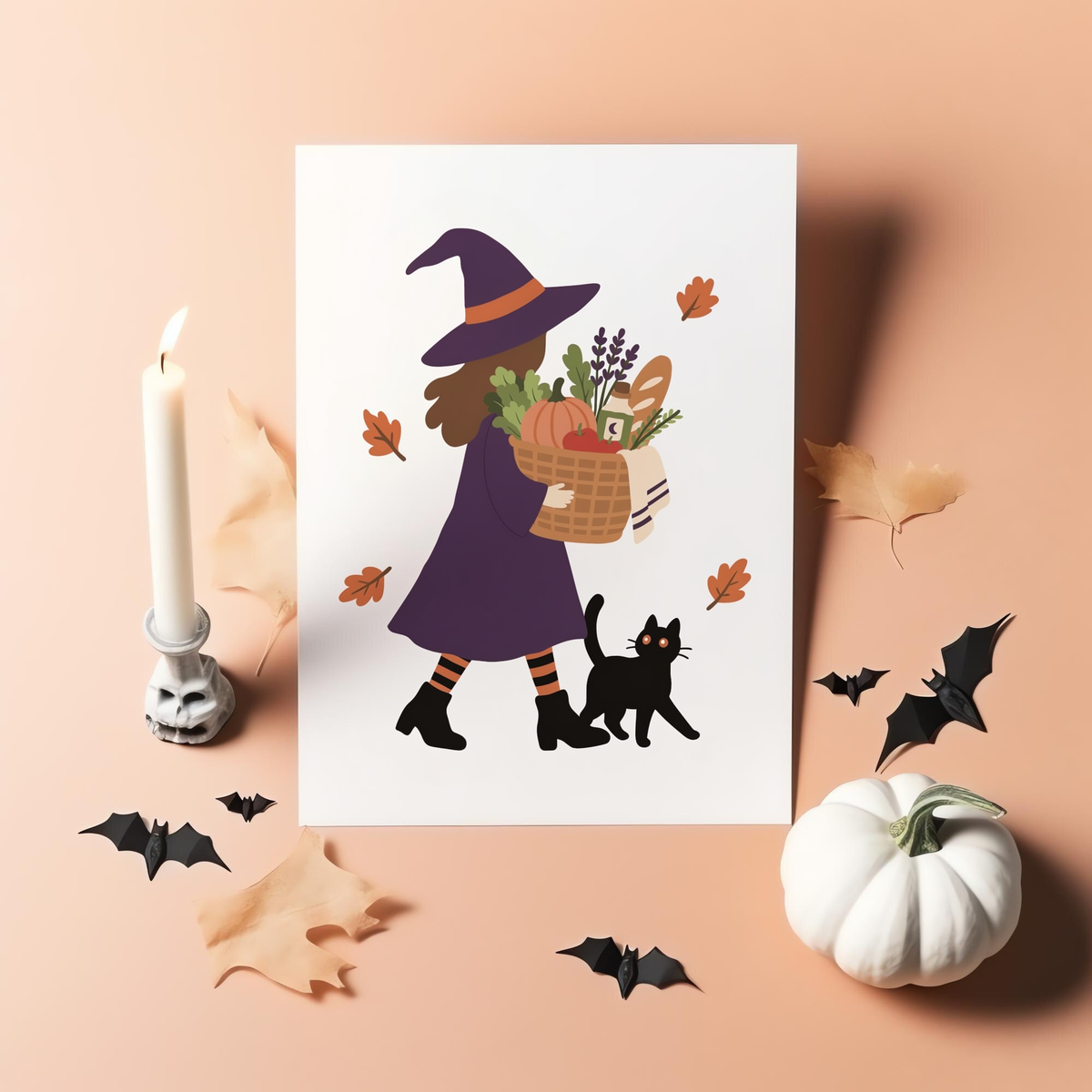 Witch's Grocery Run- Gouache Painting Kit