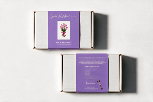 Tulip Bouquet- Gouache Painting Kit